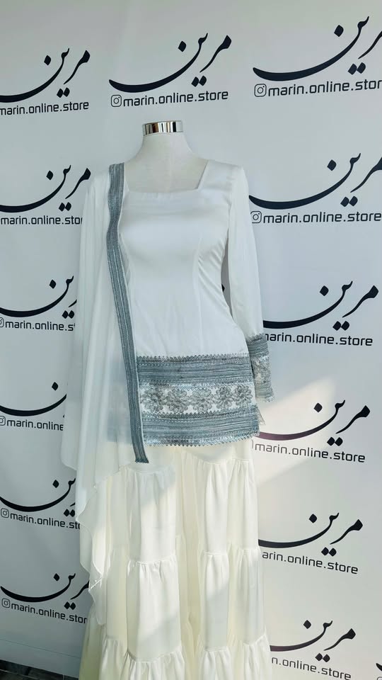 π€ Elegant White Afghan Traditional Outfit β¨
