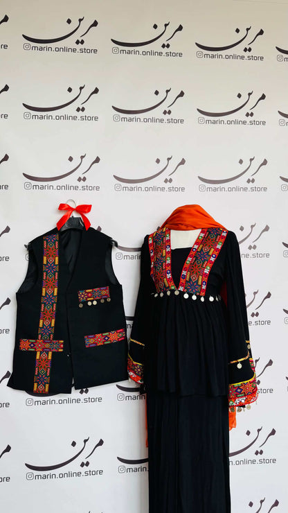 Afghan Traditional Couple Outfit
